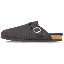Men's Mules Slippers Grey Mottled - Isotoner