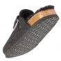 Chaussons Mules Homme Gris Chiné - Isotoner