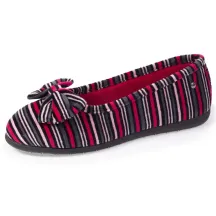 Women's Ballet Flats EVERYWEAR™ Sole Stripes - Isotoner - Traclet Shop Reference: 17022| Traclet Hat Shop