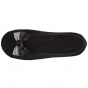 Women's Ballet Slippers with Black Rhinestone Bow - Isotoner