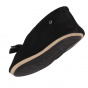 Women's Ballet Slippers with Black Rhinestone Bow - Isotoner