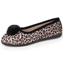 Ballerines Femme Semelle EVERYWEAR™ Panthère - Isotoner  - Boutique Traclet Reference : 17029| Chapellerie Traclet