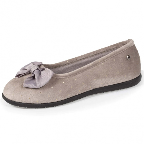Women's Ballet Flats with EVERYWEAR™ Sole Golden Dots - Isotoner