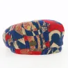 Casquette Hatteras Laine Rouge et Bleu - Stetson