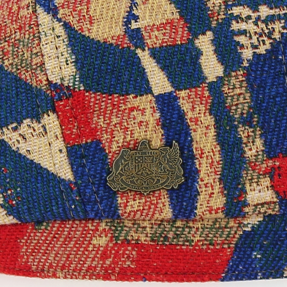 Casquette Hatteras Laine Rouge et Bleu - Stetson