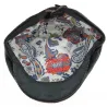 interieur casquette plate velours