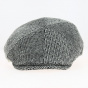 Oxford Flat Cap Wool and Silk Grey - Traclet