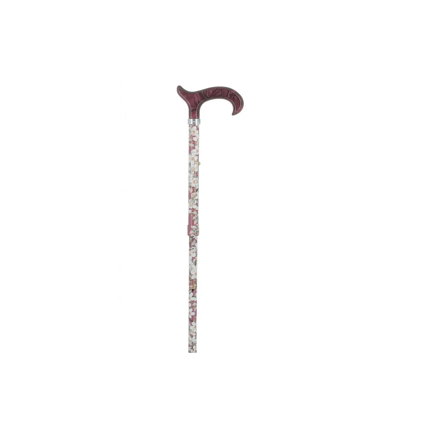Folding Cane with Flower Pattern - Fayet Reference: 17040| Traclet Hat Shop