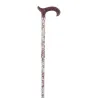 Folding Cane with Flower Pattern - Fayet Reference: 17040| Traclet Hat Shop