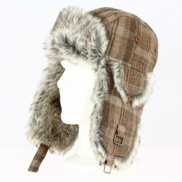 Chapka Josh Trapper Faux Fur Brown - Traclet
