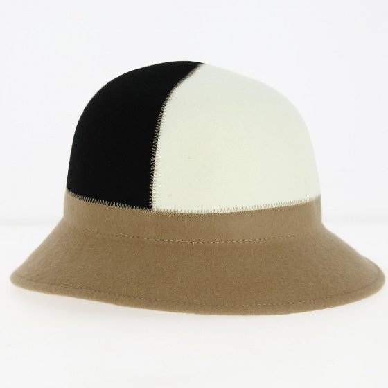 Chapeau cloche Feutre Laine Camel - Traclet Chapeau cloche Feutre Laine Camel - Traclet