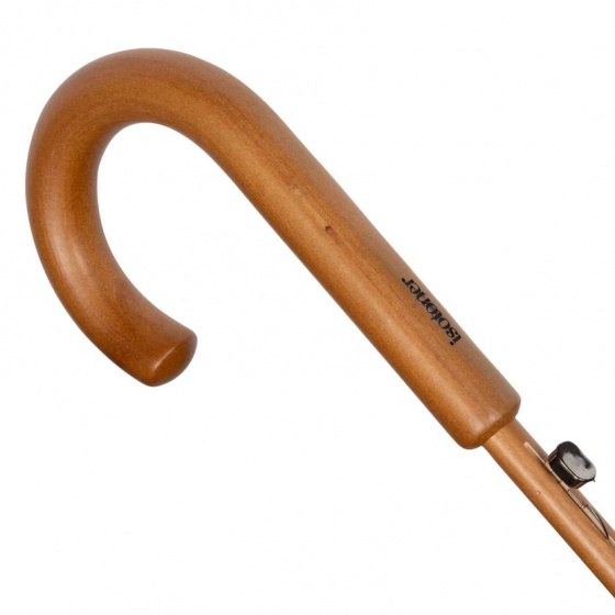 X-Tra Dry Black Walking Stick Umbrella - Isotoner