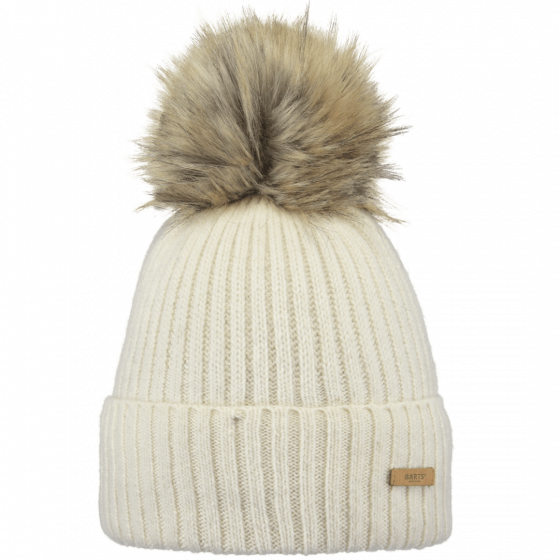 Augusti cream pom-pom hat - Barts