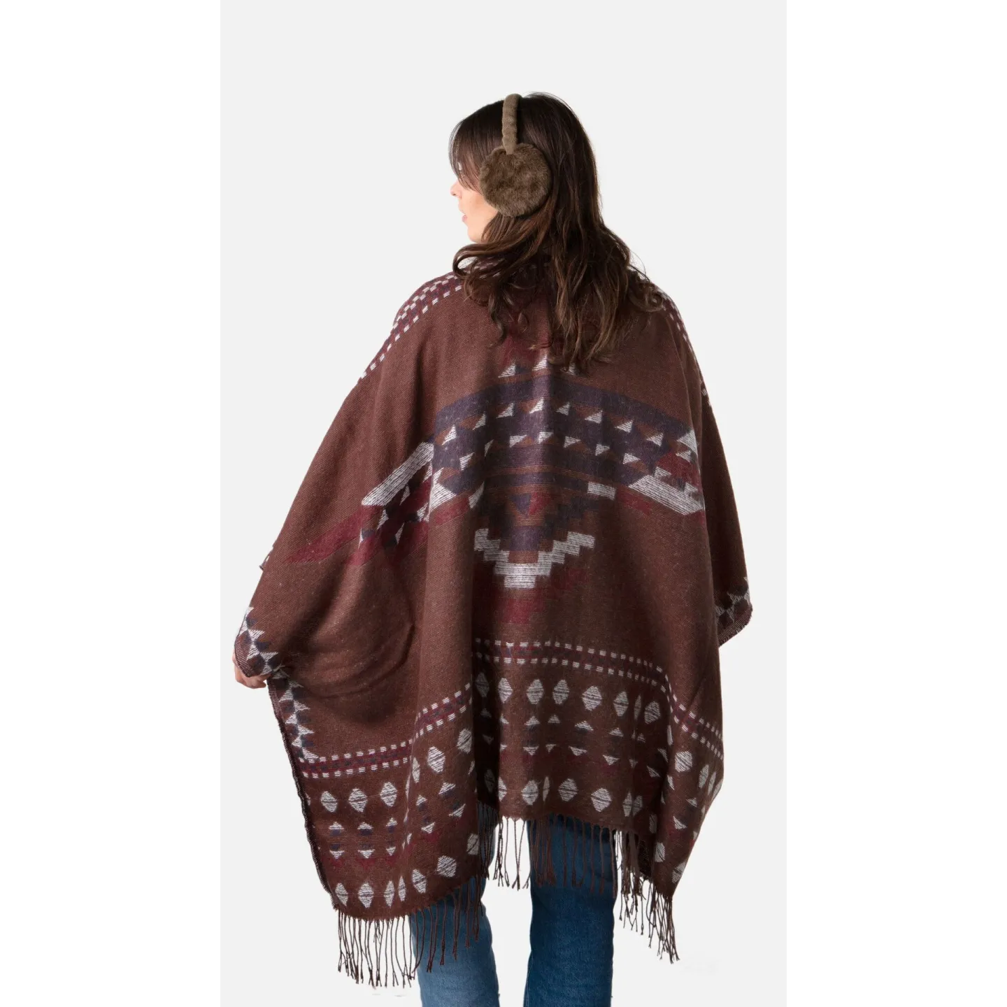 Poncho Layula Marron - Barts