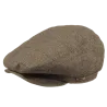 Oslo Flat Cap Chevron Brown Wool - Barts