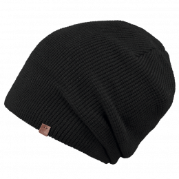 Long Coler Black Beanie - Barts