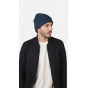 Long Coler Blue Navy Beanie - Barts