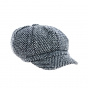 Cap Gavroche Chevrons blue navy - Traclet