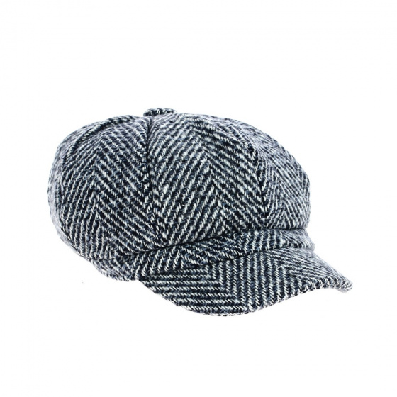 Cap Gavroche Chevrons blue navy - Traclet Cap Gavroche Chevrons blue navy - Traclet