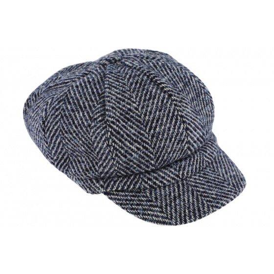 Cap Gavroche Chevrons Navy - Traclet Cap Gavroche Chevrons Navy - Traclet