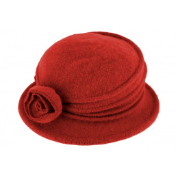 Ambra Wool Felt Cloche Hat - Traclet