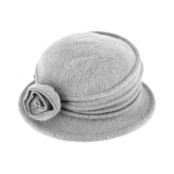 Ambra Wool Felt Cloche Hat - Traclet Ambra Wool Felt Cloche Hat - Traclet