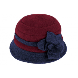 Cloche chapeaux d’hiver style femme dames lapper vintage Victoria bleu foncé Accessoires Chapeaux et casquettes Chapeaux de cérémonie Chapeaux cloche 