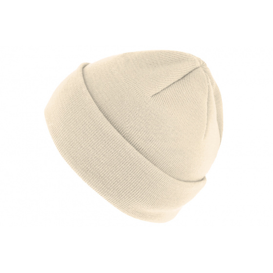 Natural Merino Wool Reverse Jumper Beanie - Traclet