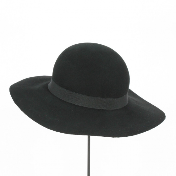 Black felt capeline - Traclet Black felt capeline - Traclet