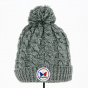 Gstaad grey pompon hat - Pipolaki