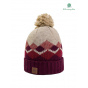 Pompon hat Abiso Bordeaux - Pipolaki