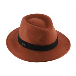 Fedora Verona Hat Felt Wool Rust - Traclet