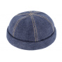 Blue Cooper Docker Linen Beanie Traclet