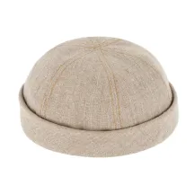 Bonnet Docker Cooper Lin Beige - Traclet