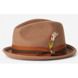 Trilby Gain Felt Wool Camel Hat - Brixton