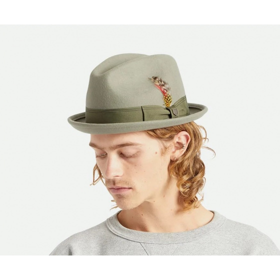 Trilby Gain Vert De Gris Hat - Brixton