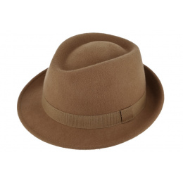 Trilby hat Vénissieux Felt Camel - Traclet