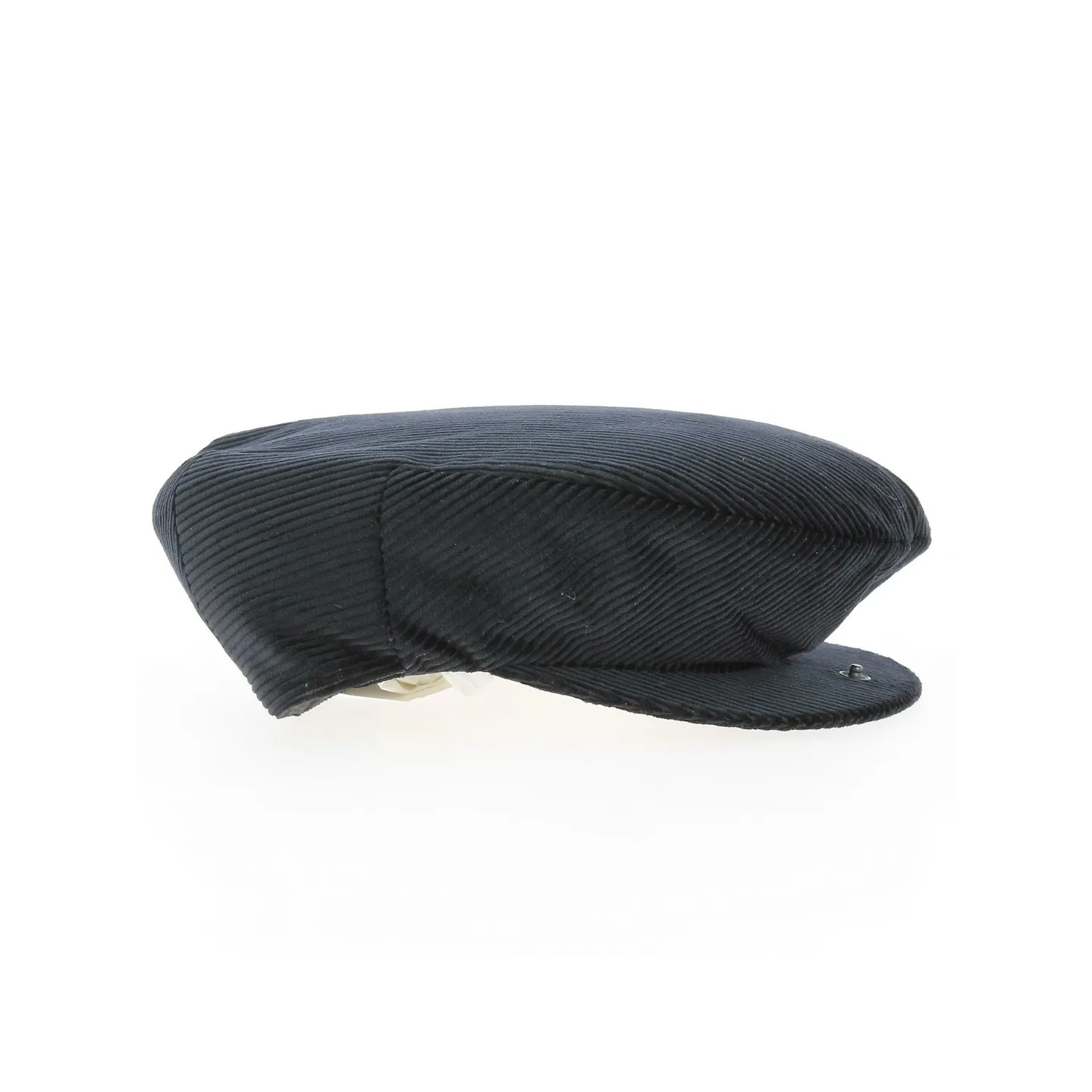 Must Corduroy Flat Cap Black - Mtm