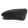 Must Corduroy Flat Cap Black - Mtm