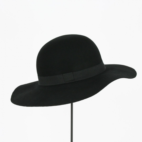 Black felt capeline - Traclet