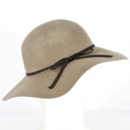 Camille wool felt capeline Camel - Traclet