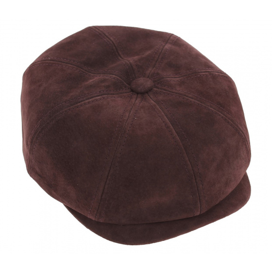 Stetson Longreach Hatteras Plum Leather Cap