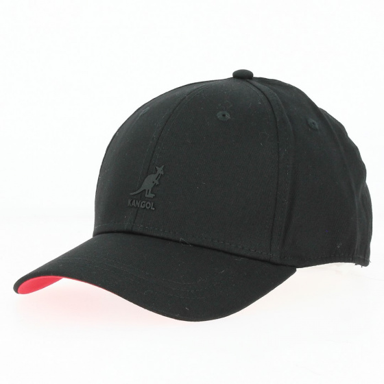 Baseball Cap Strech Fit Cotton Black - Kangol