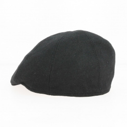 Duck Cap Black Wool - Traclet