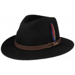 Kentucky Foldable Wool Felt Hat Black - Stetson