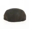 Brown Leather Daffy Cap - Traclet Reference: 17184 | Traclet Hat Shop