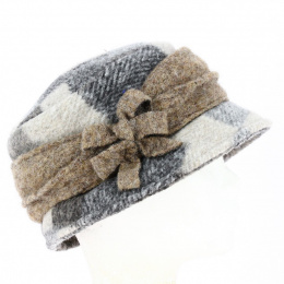 Colyne Wool Fleece Lined Cloche Hat - Traclet