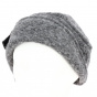 Grey woolen hat with bow - Traclet