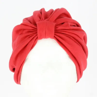Turban Sophie Chimiothérapie Coton Rouge - Traclet