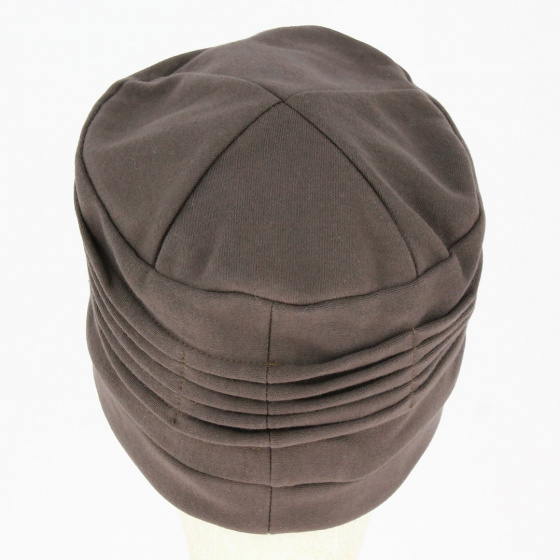 Toque Chimiothérapie Cotton brown - Traclet